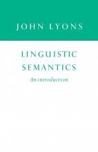 Linguistics Semantics an Introduction