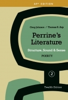 Perrines Literature Structure Sound & Sense Poetry 2 Twelfth Edition