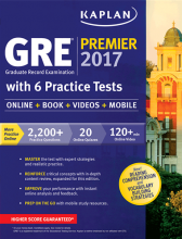 کتاب زبان Kaplan GRE Premier 2017
