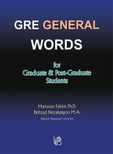 کتاب زبان جی ار ای جنرال وردز GRE General Words for Graduate & Post-Graduate Students