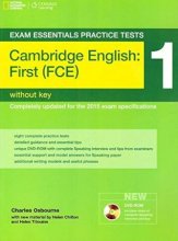 کتاب اگزم اسنشیالز پرکتیس تستز فرست Exam Essentials Practice Tests First (FCE) 1 +DVD