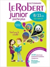 کتاب زبان فرانسه دیکشنیر ل روبرت جونیور  Dictionnaire Le Robert Junior Poche Plus