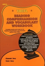 کتاب زبان تافل ریدینگ کامپریهنشن اند وکبیولری ورک بوک  Toefl: Reading Comprehension And Vocabulary Workbook