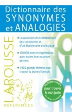 Dictionnaire des synonymes et analogies