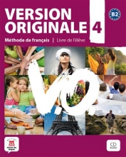 کتاب آموزشی فرانسوی ورژن اورجینال Version Originale 4 + CD audio + DVD