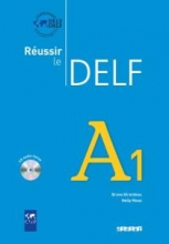 کتاب آزمون فرانسه روسیر ل دلف reussir le delf A1 + CD AUDIO رنگی