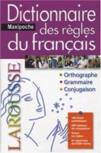 کتاب زبان فرانسه دیکشنیر دس رگلس  Dictionnaire des regles du francais maxi poche
