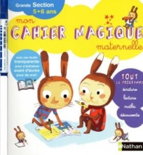 کتاب زبان فرانسه مون کهیر مجیک "mon cahier magique ; maternelle grande section ; 5/6ans"