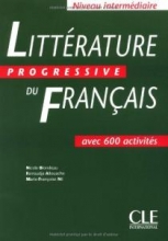 کتاب زبان فرانسه لیتریچر پروگرسیو  litterature progressive du francais niveau intermediaire