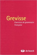 کتاب زبان فرانسه گرویس اکسرسیز  Grevisse exercices de grammaire francaise