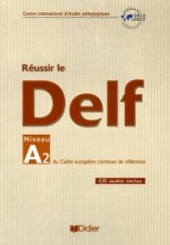 کتاب آزمون فرانسه روسیر ل دلف نیوو reussir le delf niveau A2 + cd audio 2005