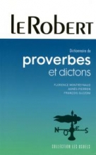کتاب زبان فرانسه دیکشنیر د پرووربز  dictionnaire de proverbes et dictions