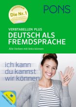کتاب جدول صرف افعال آلمانی PONS Verbtabellen Plus Deutsch als Fremdsprache