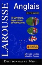 کتاب زبان Dictionnaire mini larousse francais =anglais