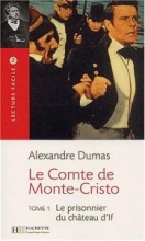 کتاب رمان فرانسوی کنت مونت کریستو  lecture facille 2 le comte de monte -cristo tome 1 le prisonnier du chateau d'lf