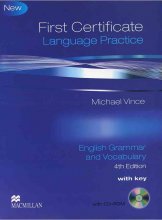کتاب زبان فرست سرتیفیکیت لنگویج پرکتیس ویرایش چهارم  First Certificate Language Practice 4th edition