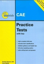 کتاب زبان سی ای ایی پرکتیس تستس  CAE Practice Tests with key Essentials EXAM