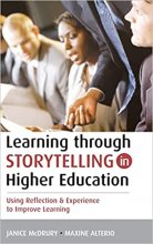 کتاب زبان لرنینگ ترو استوری تلینگ این هایر اجوکیشن  Learning through Storytelling in Higher Education
