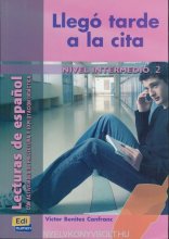کتاب زبان داستان اسپانیایی  Llego tarde a la cita INTERMEDIO 2