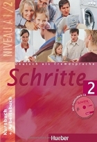 کتاب شریته آلمانی Deutsch als fremdsprache Schritte 2 NIVEAU A1/2 Kursbuch Arbeitsbuch