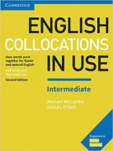 کتاب انگلیش کالوکیشین این یوز اینترمدیت English Collocations in Use Intermediate 2nd