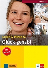 کتاب داستان آلمانی  خوش شانس Gluck Gehabt - Buch MIT CD