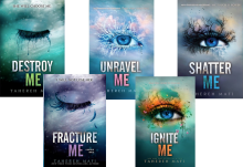 مجموعه 5 جلدی رمان انگلیسی شتر می Shatter Me & Unravel Me & Ignite Me & Unite Me & Destore Me &Fracture Me