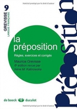 کتاب زبان La preposition Regles, exercices et corriges