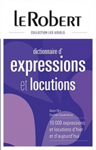 Le Robert Dictionnaire d'expressions et locutions