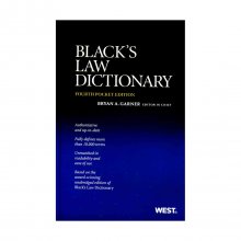 کتاب زبان بلکز لا دیکشنری  Blacks Law Dictionary forth Edition