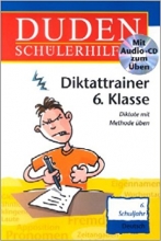 کتاب آلمانی دودن مربی دیکته Duden Schülerhilfen, Diktattrainer 6. Klasse