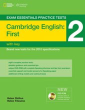 کتاب اگزم اسنشیالز پرکتیس تستز فرست Exam Essentials Practice Tests First (FCE) 2+DVD