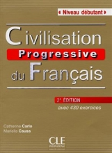 کتاب زبان فرانسه سیویلایزیشن پروگرسیو civilisation progressive du francais 2edition niveau debutant رنگی