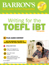 کتاب رایتینگ فور د تافل آی بی تی بارونز Barrons Writing for the TOEFL IBT 6th+CD