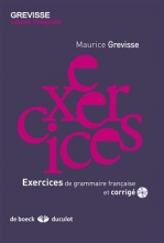 کتاب زبان فرانسه اکسرسیز د گرامر Exercices de grammaire francaise et corrigé - grevisse