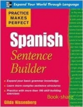 کتاب زبان Practice Makes Perfect Spanish Sentence Builder