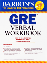 Barrons GRE Verbal Workbook 2nd Edition