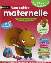 کتاب زبان فرانسه مترنل Mon cahier maternelle 2/3 ans