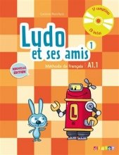 کتاب زبان فرانسه لودو ات سس امیس Ludo et ses amis 1 niv.A1.1 (éd. 2015) + Cahier