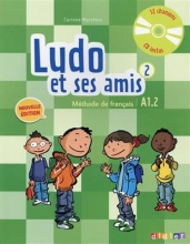 کتاب زبان فرانسه لودو ات سس امیس Ludo et ses amis 2 niv.A1.2 (éd. 2015) + Cahier + CD audio