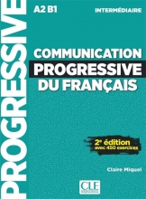 کتاب فرانسه  کامیونیکیشن پروگرسیو  Communication progressive du francais - intermediaire - 2eme edition