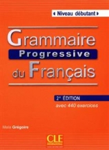 کتاب گرامر پروگرسیو فرانسه دبوتانت ویرایش دوم Grammaire Progressive Du Francais - debutant + CD - 2eme