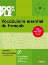 کتاب زبان فرانسه وکبیولر اسنسیل Vocabulaire essentiel du français niv. B1 + CD 100% FLE