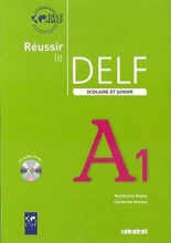 کتاب آزمون فرانسه روسیر ل دلف اسکولیر Reussir le delf scolaire et junior A1 + CD