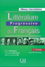 کتاب زبان فرانسه لیتریچر پروگرسیو Litterature progressive du français - intermediaire - 2eme edition