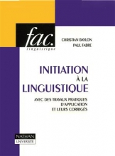 کتاب زبان فرانسوی اینیتیسایون  Initiation a la linguistique