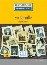 کتاب داستان فرانسوی با خانواده En famille - Niveau 1/A1 + CD - 2eme edition