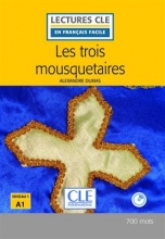 کتاب داستان فرانسوی سه تفنگدار Les trois mousquetaires - Niveau 1/A1