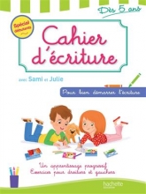 Cahier d'ecriture avec sami et julie Des 5 ans