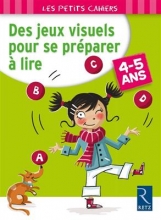 کتاب زبان فرانسه Des jeux visuels pour se preparer a lire 4-5 ans